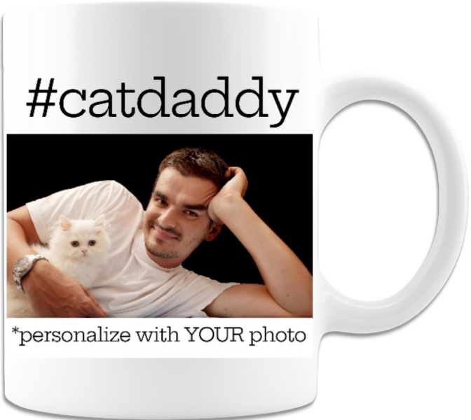 Customized-Cat-Daddy-Fathers-Day-Photo-Personalized-Coffee-Mug