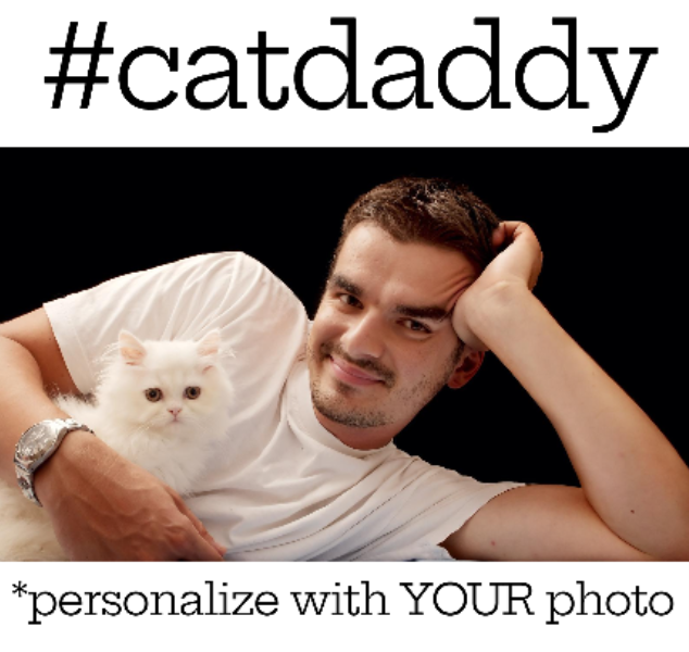 Customized Cat Daddy Father’s Day Photo Coffee Mug [Personalized]